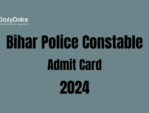 Bihar Police Constable Admit Card 2024