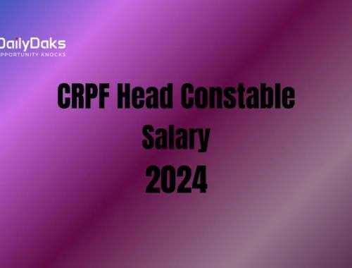 CRPF Head Constable Salary 2024