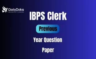 IBPS Clerk Previous Year Question Paper