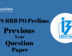 IBPS RRB PO Prelims Previous Year Question Paper