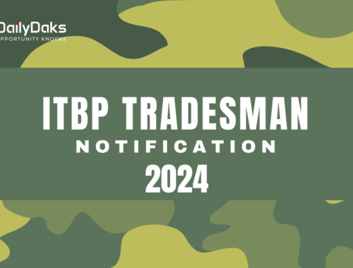 ITBP Tradesman Notification 2024