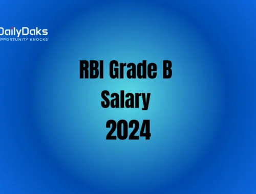 RBI Grade B Salary 2024