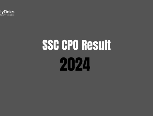 SSC CPO Result 2024