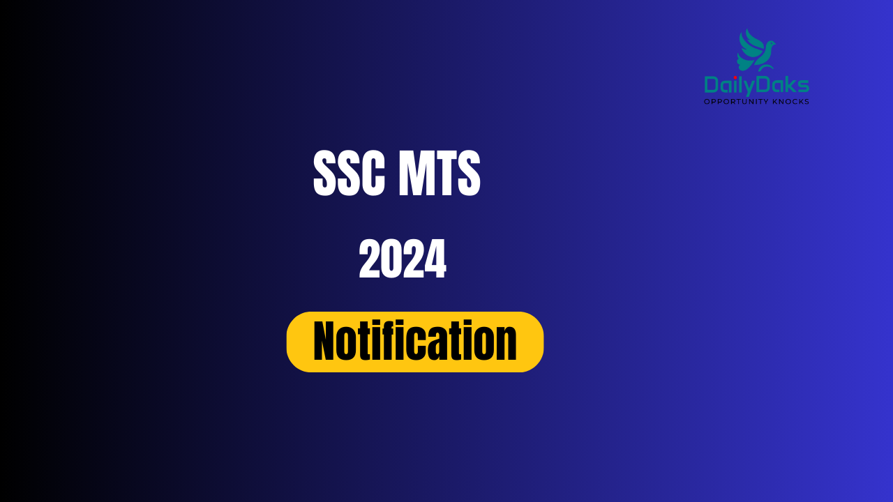 SSC MTS 2024 Notification