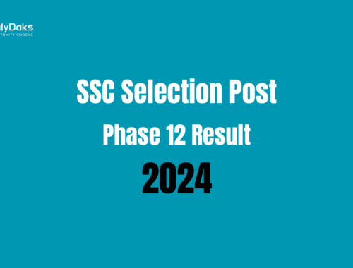 SSC Selection Post Phase 12 Result 2024