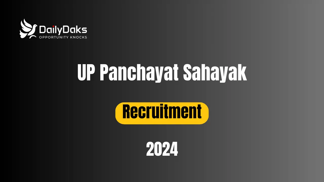 UP Panchayat Sahayak Recruitment 2024