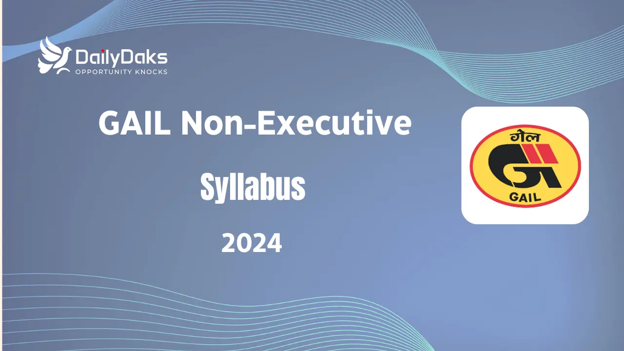 GAIL Non-Executive Syllabus 2024