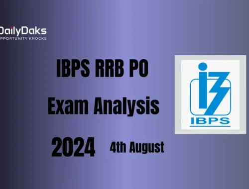 IBPS RRB PO Exam Analysis 2024 4th August
