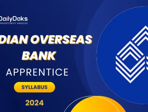 Indian Overseas Bank Apprentice Syllabus 2024