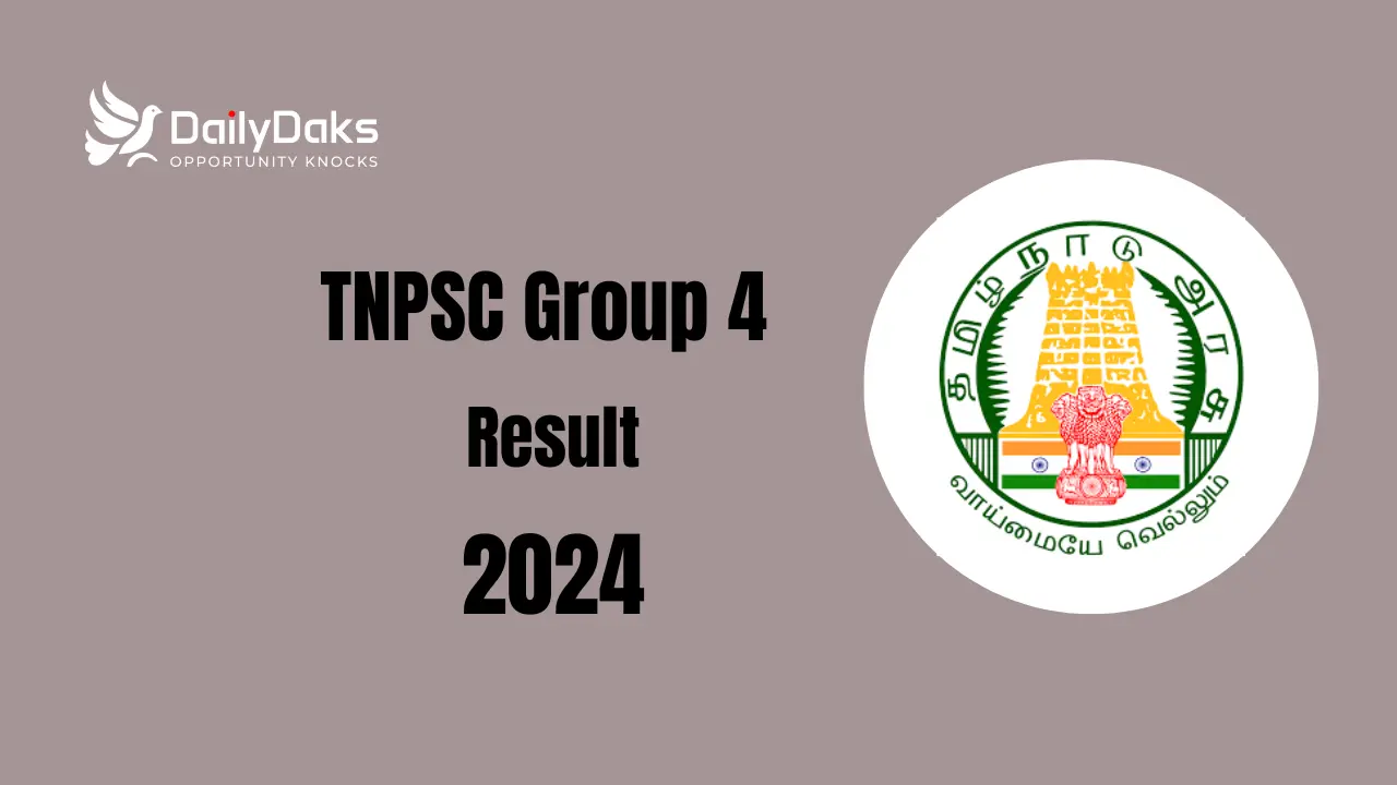 TNPSC Group 4 Result 2024