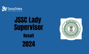 JSSC Lady Supervisor Result