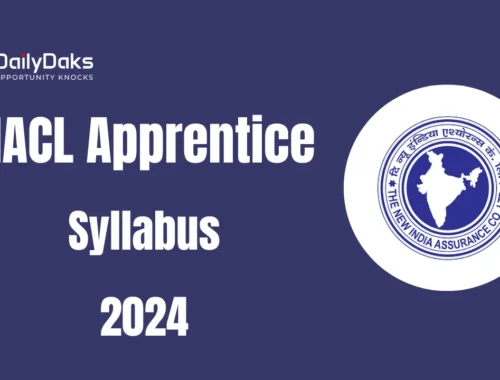 NIACL Apprentice Syllabus