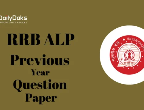 RRB ALP Previous Year Question Paper