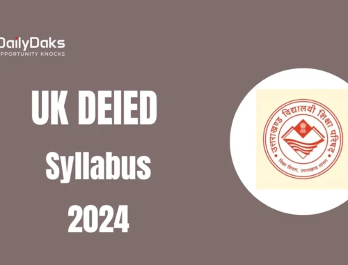 UK DElED Syllabus 2024