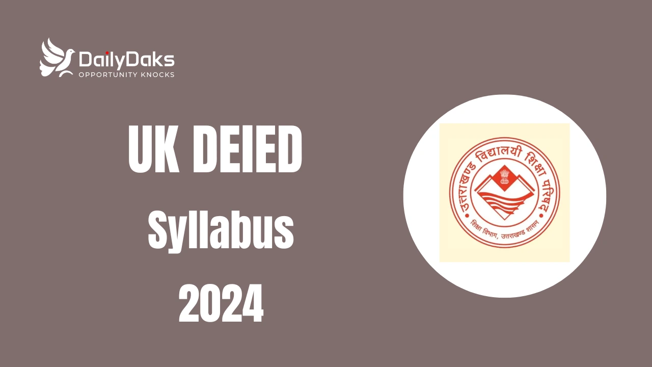 UK DElED Syllabus 2024