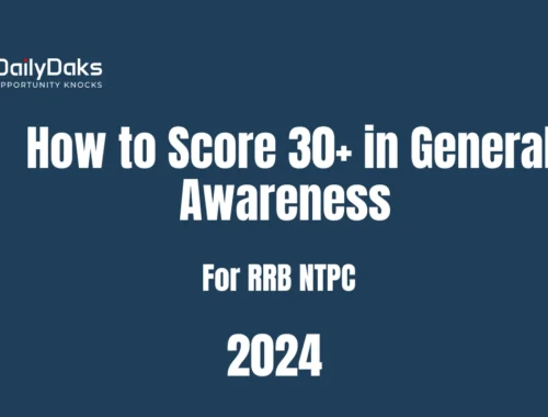 RRB NTPC General Awareness Preparation Strategy