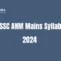 UPSSSC ANM Mains Syllabus 2024