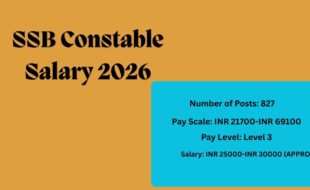 SSB Constable Salary 2026